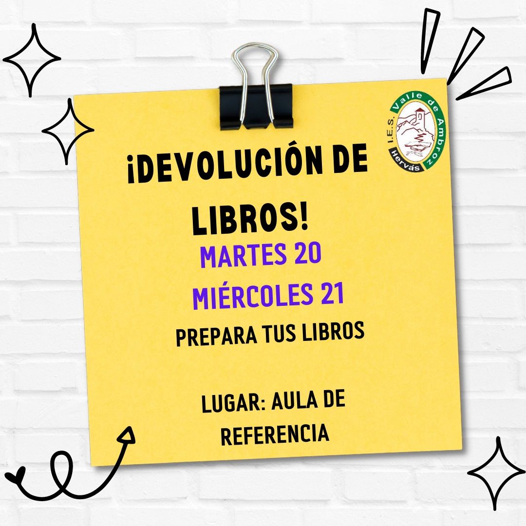Devolucion libros