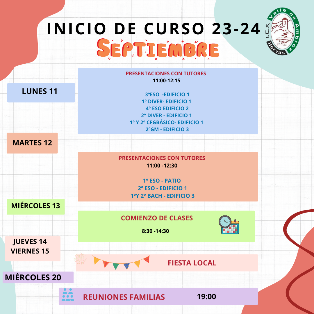 Inicio de curso