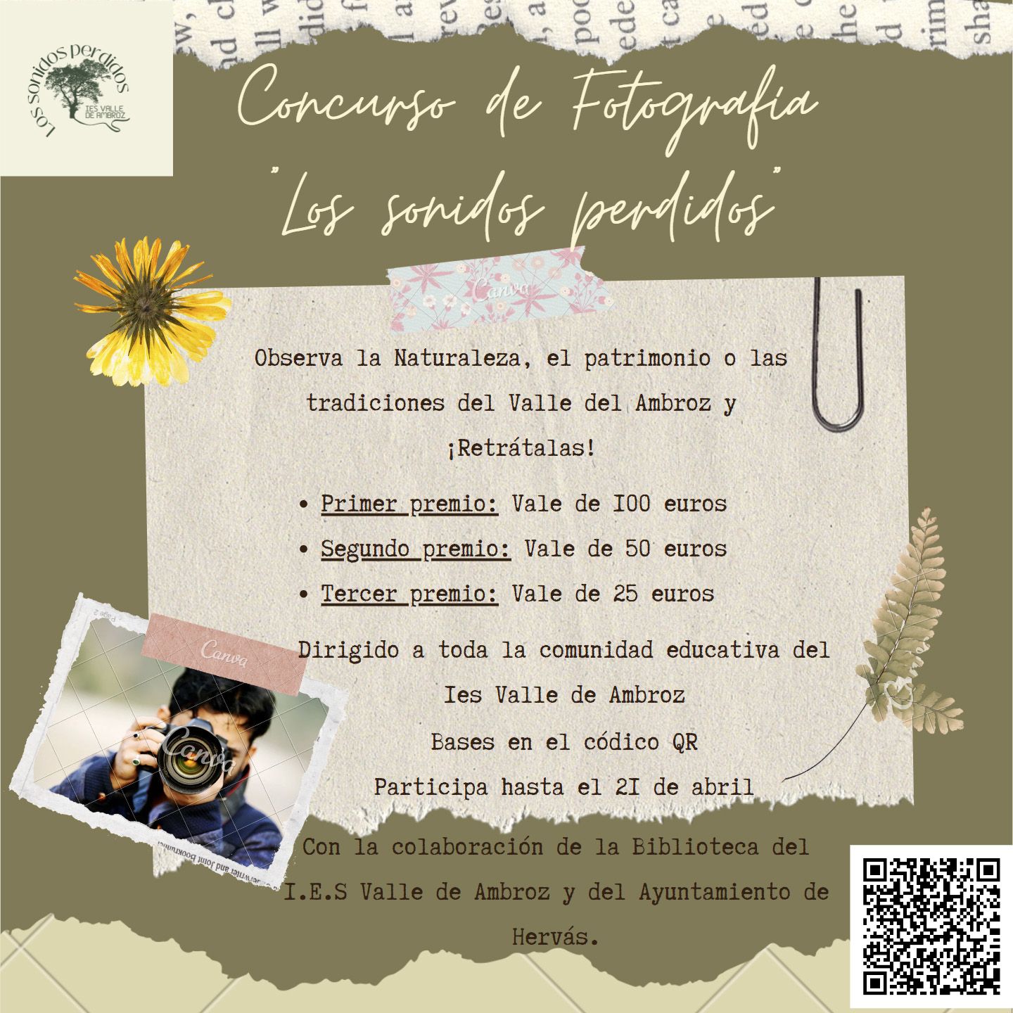 Cartel Concurso de fotografía