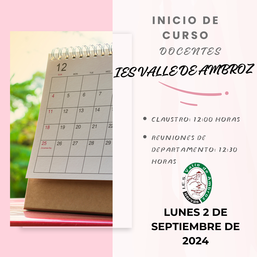 INICIO DE CURSO