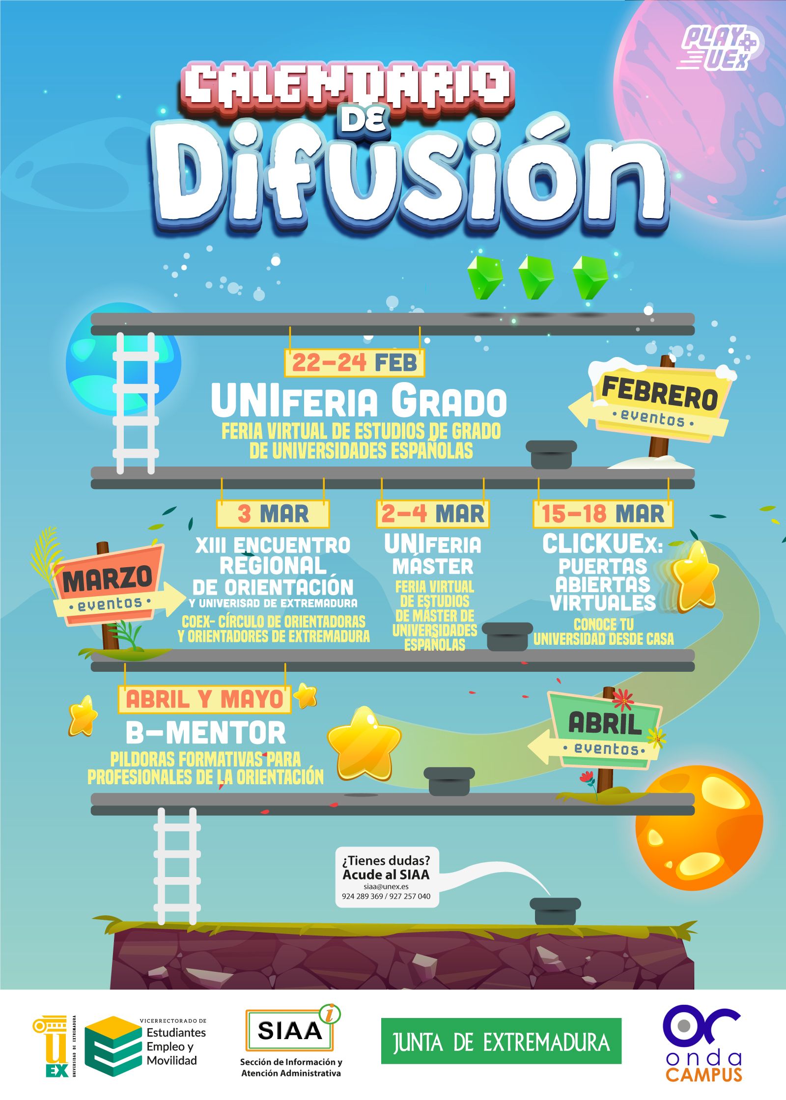 2021Calendario de difusion UEx 1