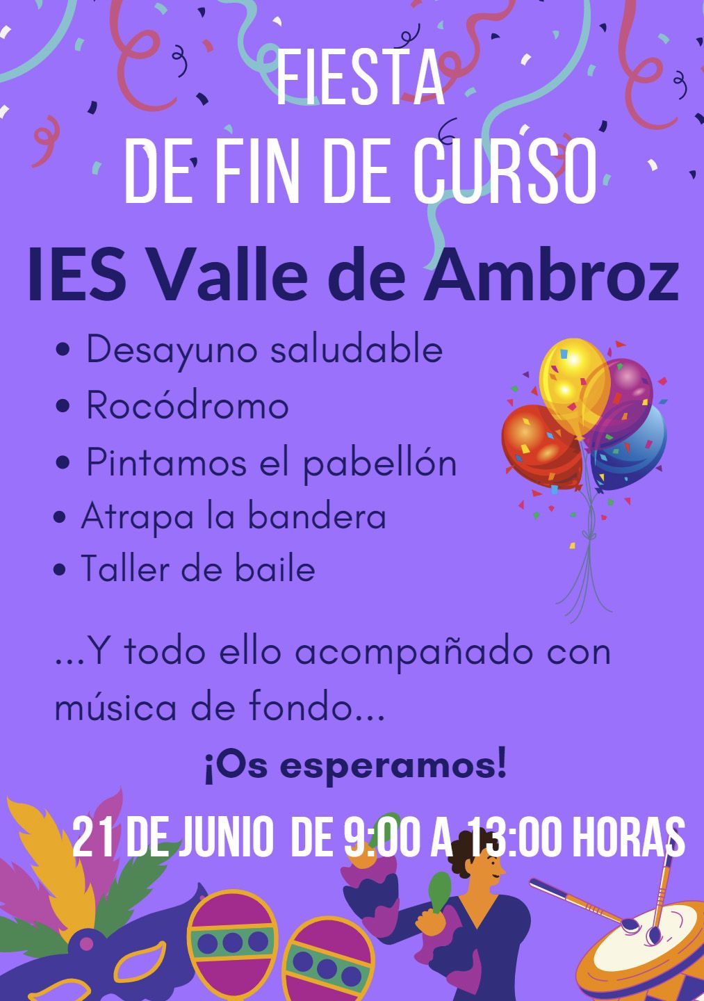 Fiesta Ies Valle de Ambroz