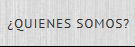 quienes somos