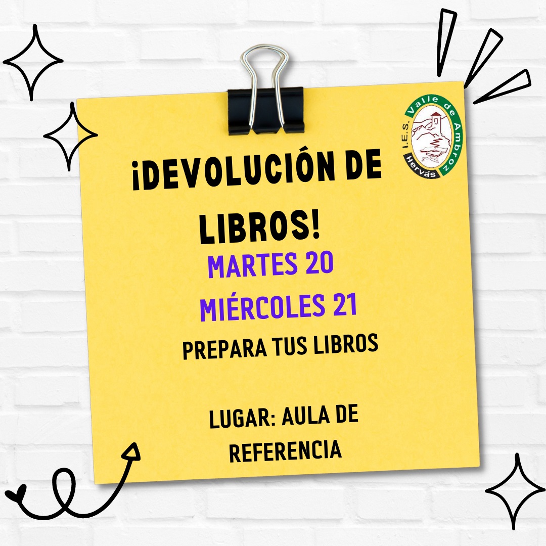 Devolucion libros